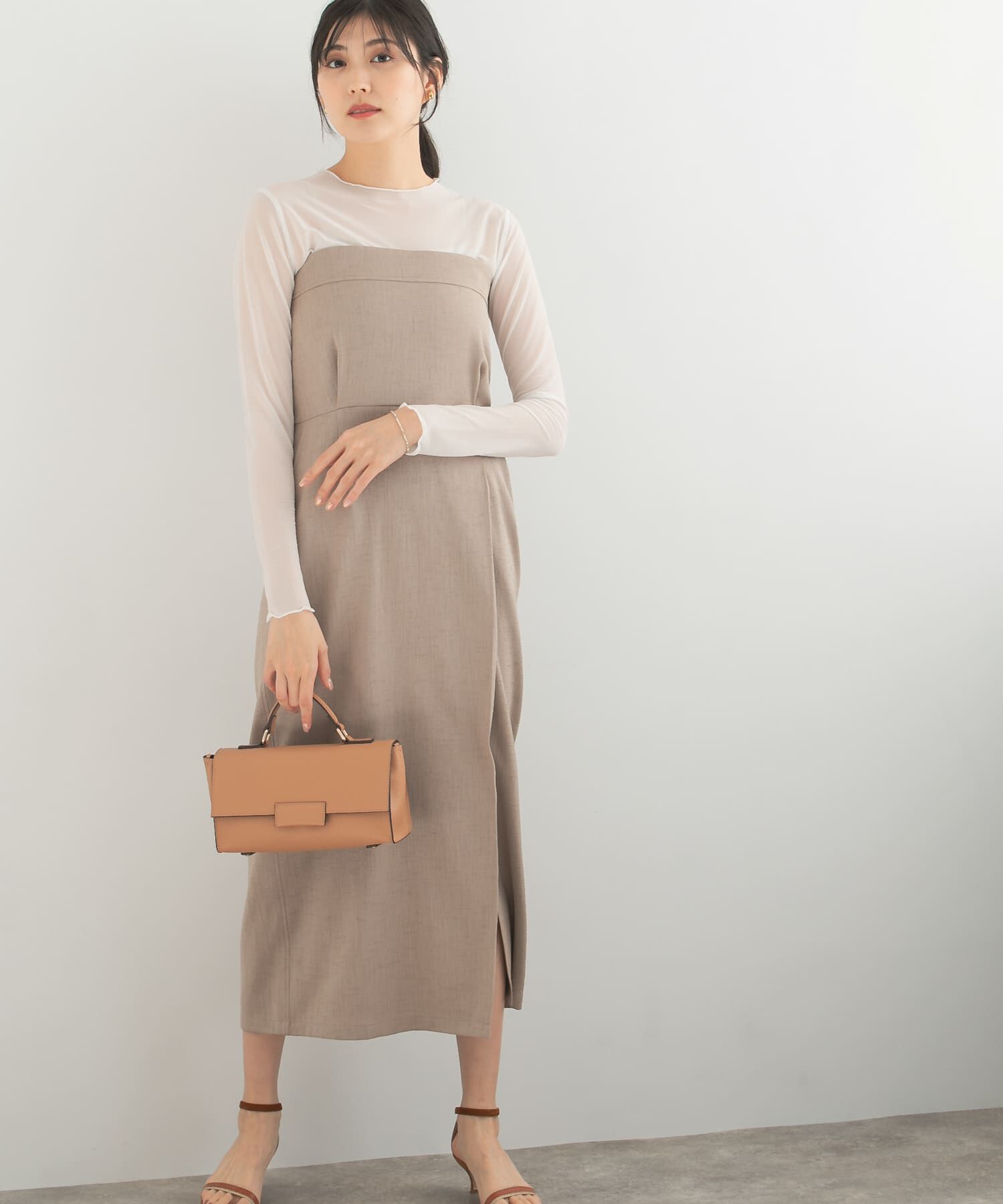 URBAN RESEARCH ROSSO「2WAYストレートベアワンピース」|ワンピース|