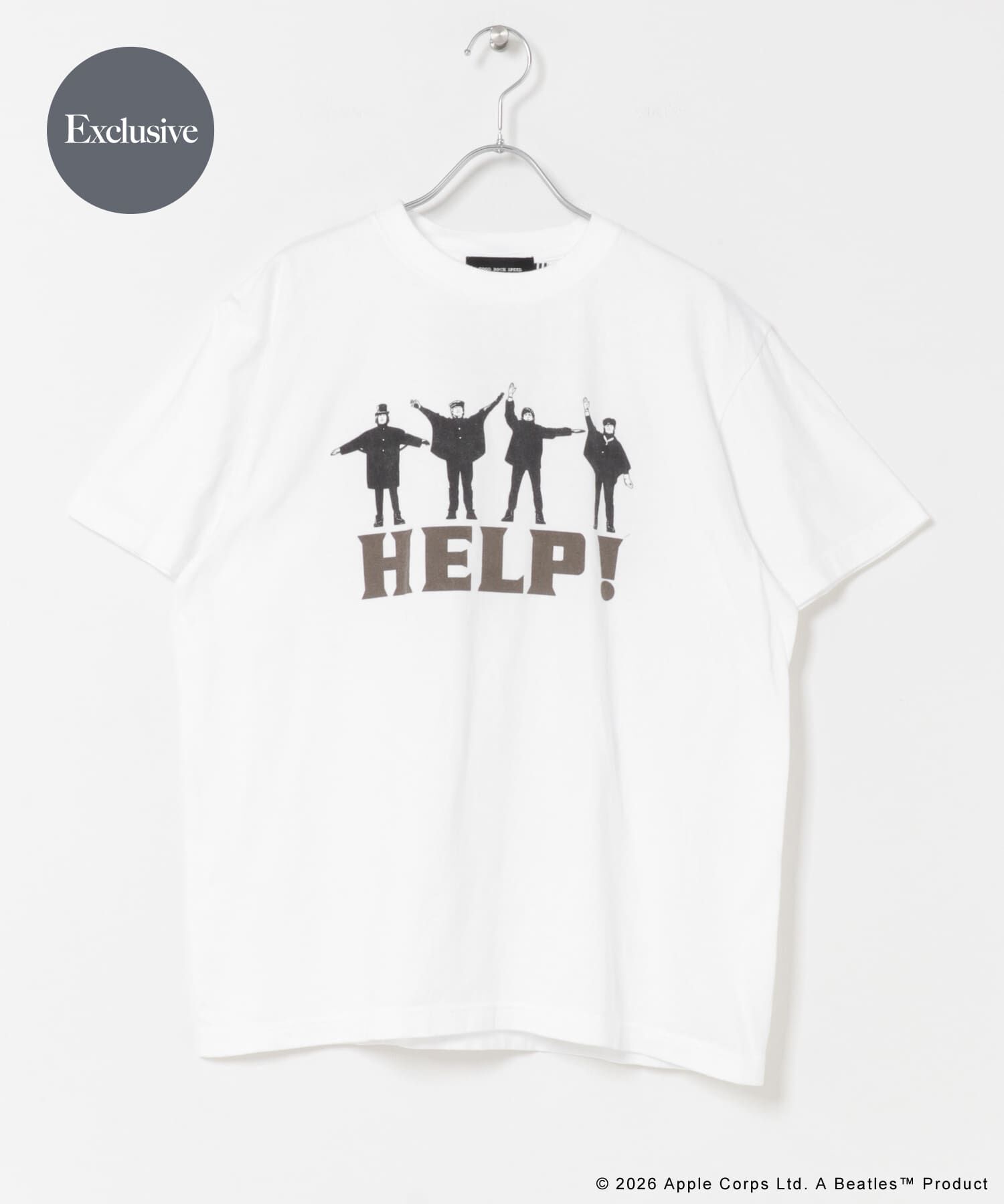 URBAN RESEARCH DOORS「『別注』GOOD ROCK SPEED&times;DOORS　BEATLES HELP」|Tシャツ・カットソー|ホワイト系その他