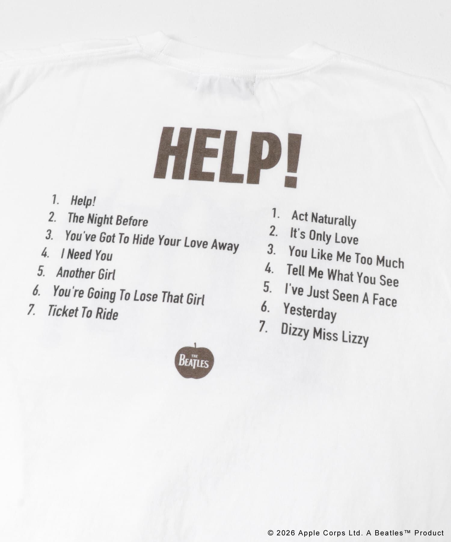 URBAN RESEARCH DOORS「『別注』GOOD ROCK SPEED&times;DOORS　BEATLES HELP」|Tシャツ・カットソー|