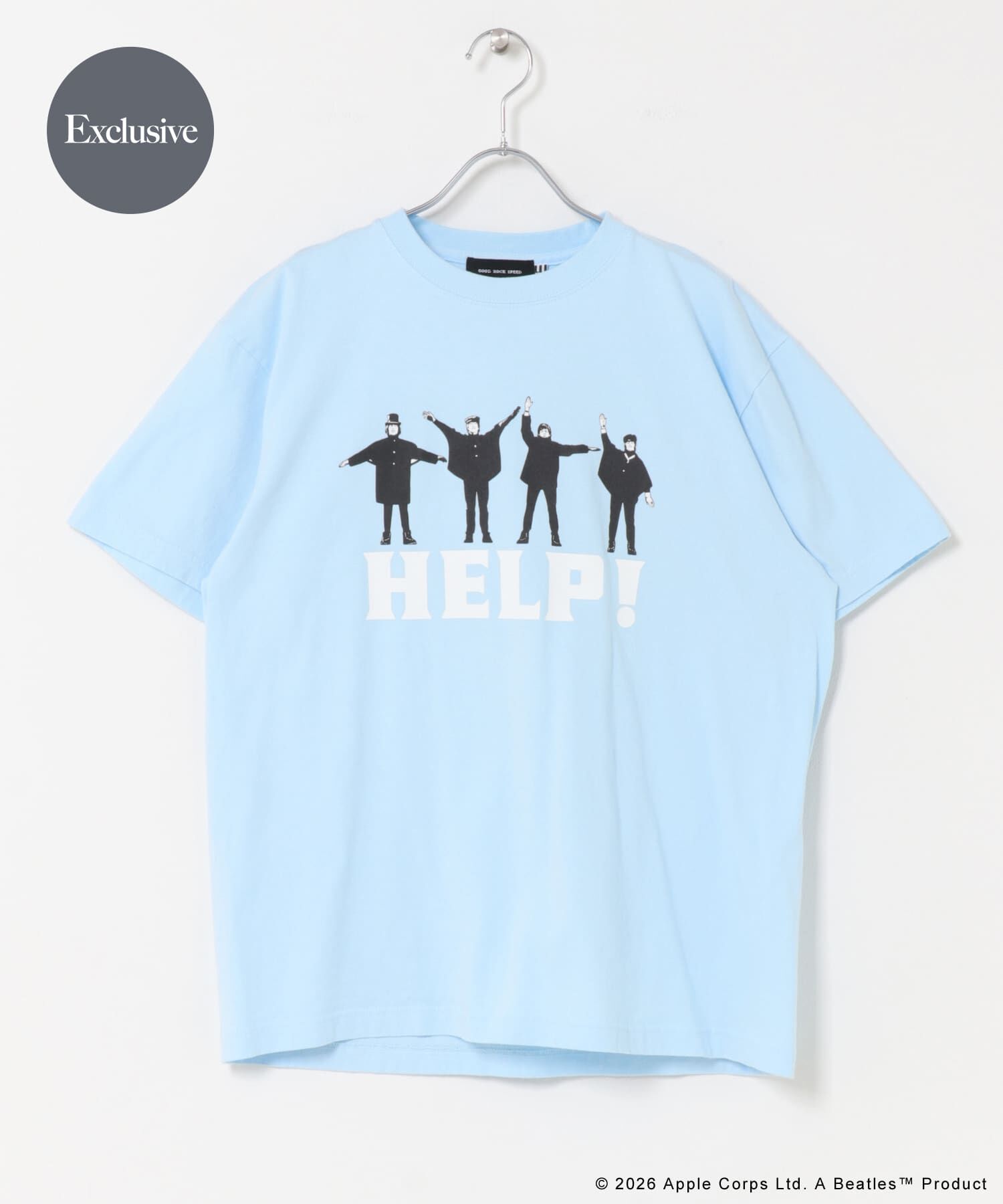 URBAN RESEARCH DOORS「『別注』GOOD ROCK SPEED&times;DOORS　BEATLES HELP」|Tシャツ・カットソー|ブルー系その他