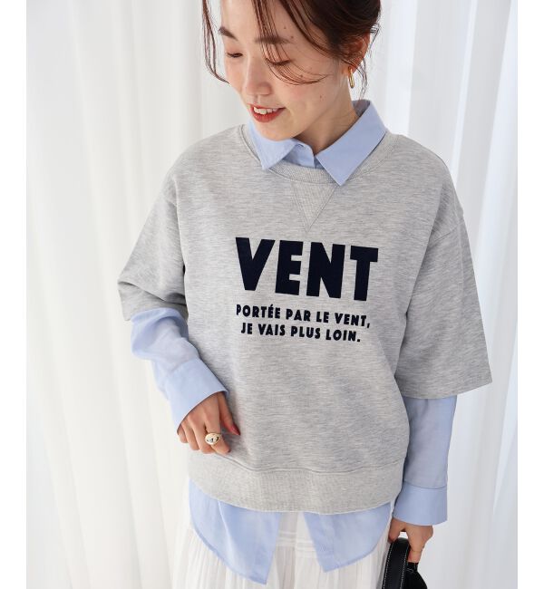  「フロッキーミニ裏毛ロゴプルオーバー」|Tシャツ・カットソー|