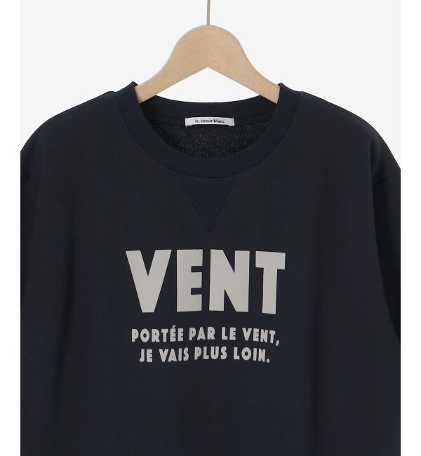  「フロッキーミニ裏毛ロゴプルオーバー」|Tシャツ・カットソー|