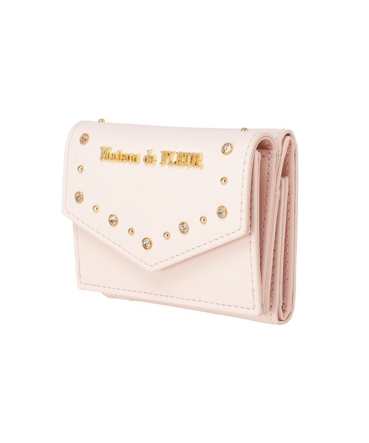 Maison de FLEUR「ビジュースタッズプチウォレット」|財布|