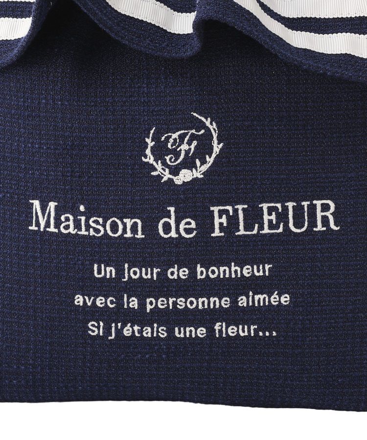 Maison de FLEUR「マリンダブルリボン2Wayトートバッグ」|トートバッグ|