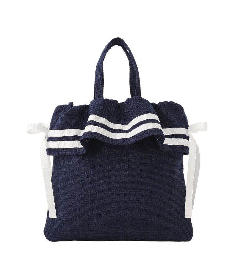 Maison de FLEUR「マリンダブルリボン2Wayトートバッグ」|トートバッグ|