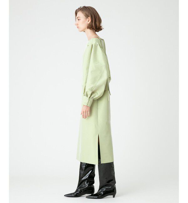 LOULOU WILLOUGHBY「【LOULOU WILLOUGHBY】メモリーツイルリボンワンピース」|ワンピース|