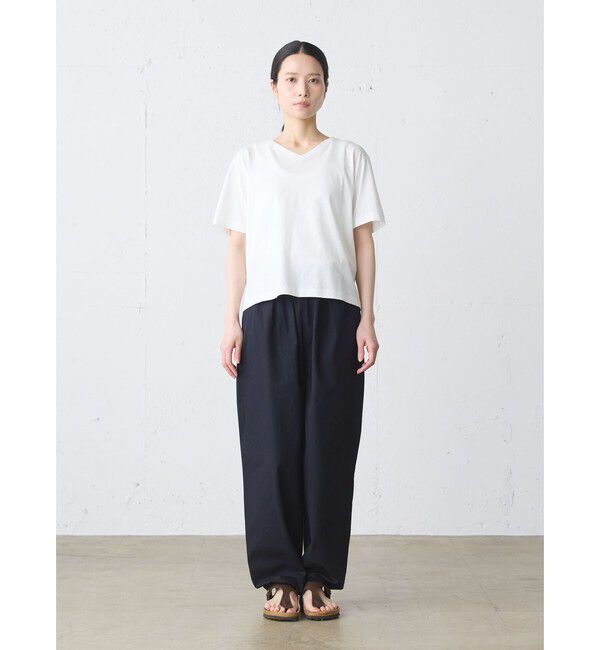 MidiUmi「MidiUmi Vネックプルオーバー」|Tシャツ・カットソー|オフホワイト