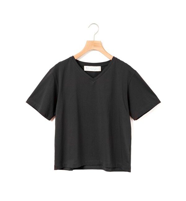 MidiUmi「MidiUmi Vネックプルオーバー」|Tシャツ・カットソー|ブラック