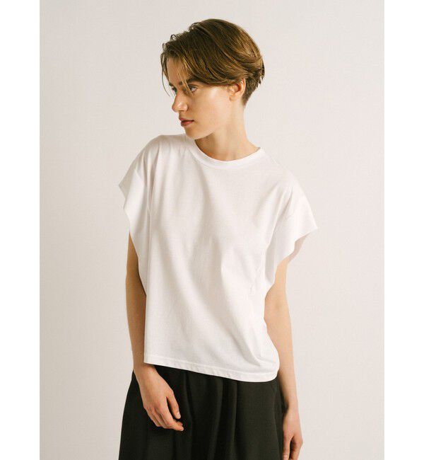 mizuiro ind「mizuiro ind ショルダータックノースリーブプルオーバー」|Tシャツ・カットソー|