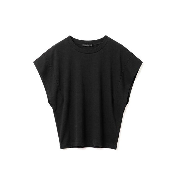 mizuiro ind「mizuiro ind ショルダータックノースリーブプルオーバー」|Tシャツ・カットソー|ブラック