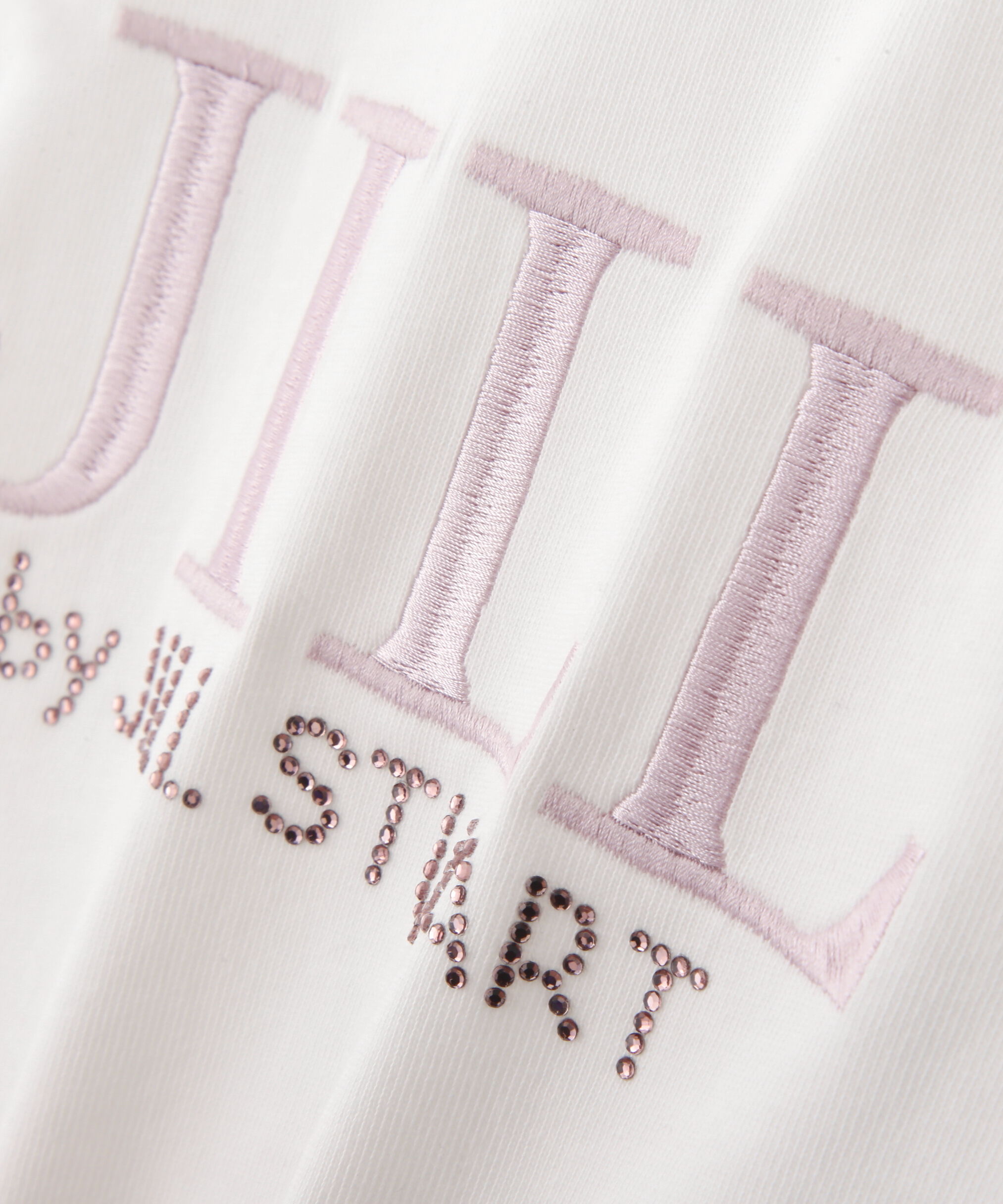  「オーガニックコットン刺繍＆ホットフィットロゴTシャツ」|Tシャツ・カットソー|