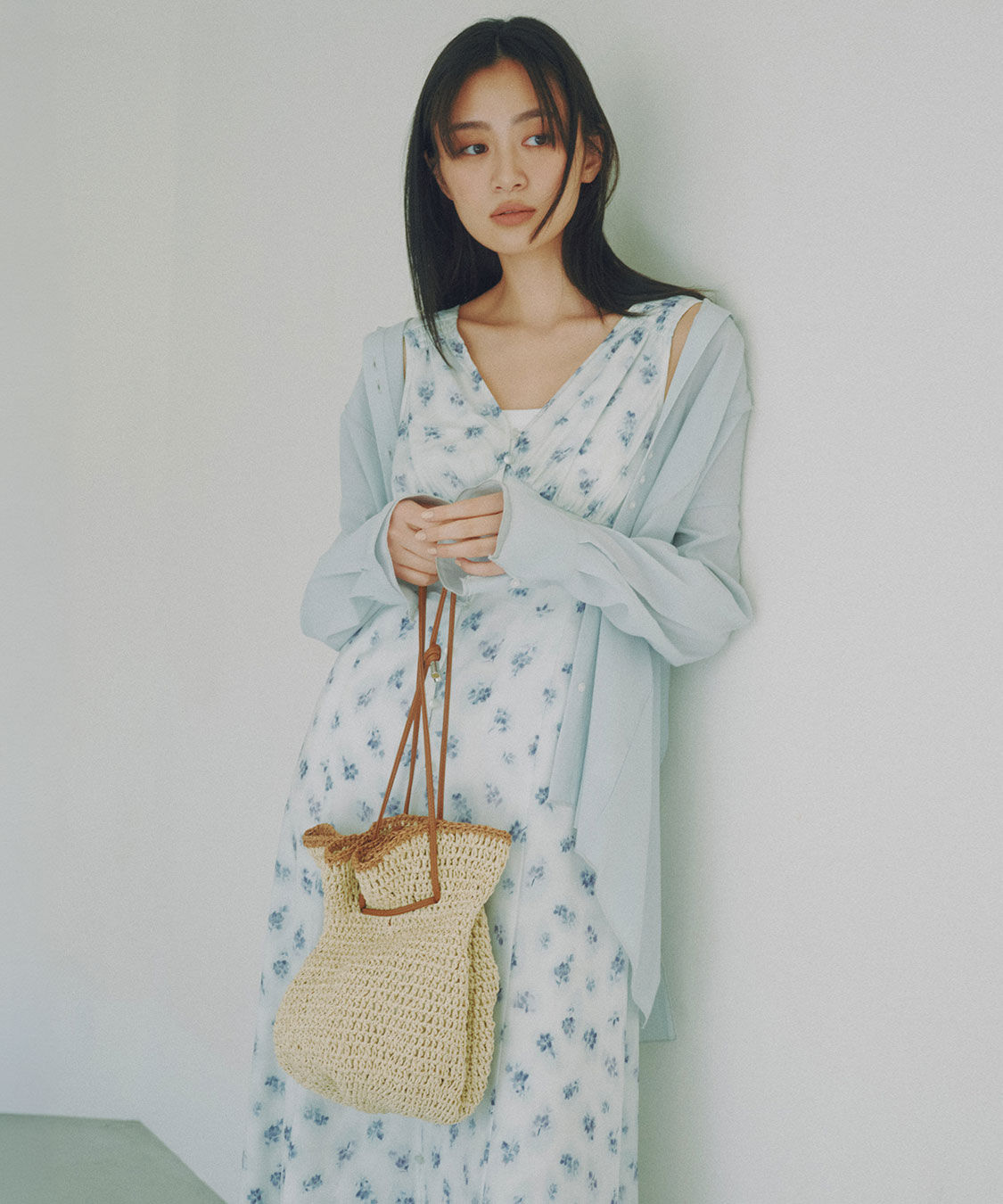 COCO DEAL「小花サテンノースリーブワンピース」|ワンピース|