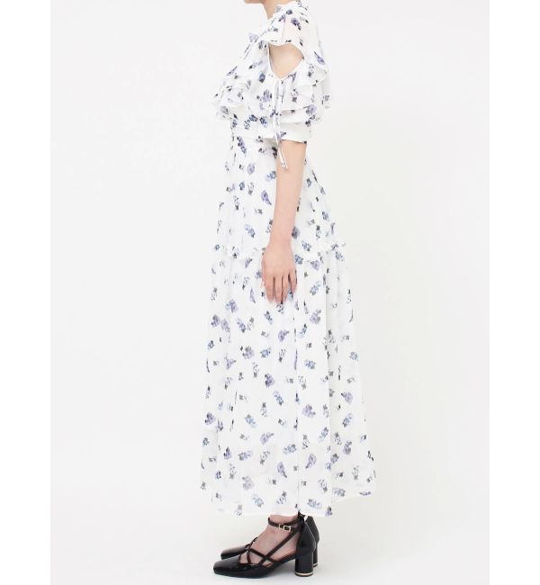 dazzlin「ラッフルリボンフラワーワンピース」|ワンピース|