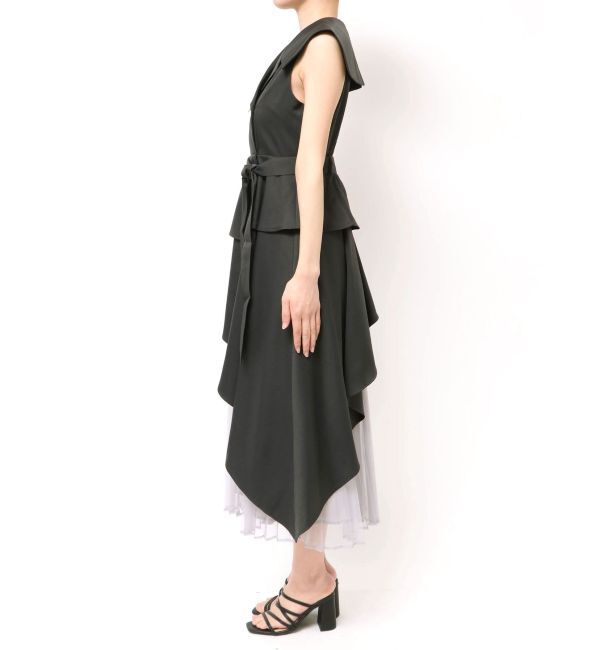 dazzlin「【復刻】アシメプリーツトレンチワンピース」|ワンピース|
