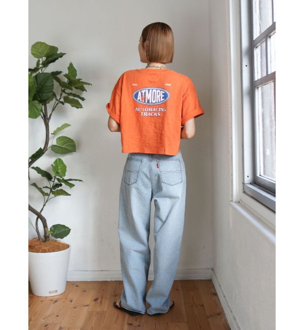Ungrid「エンブロイダリーダメージロゴTee」|Tシャツ・カットソー|