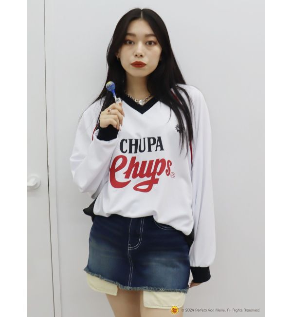 EVRIS「【EVRIS&times;Chupa Chups】ユニホームトップス」|Tシャツ・カットソー|
