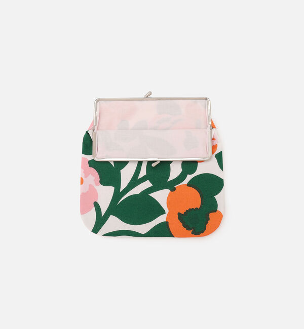 Marimekko「Pieni Green Green Iso Kukkaro がま口ポーチ」|ポーチ|
