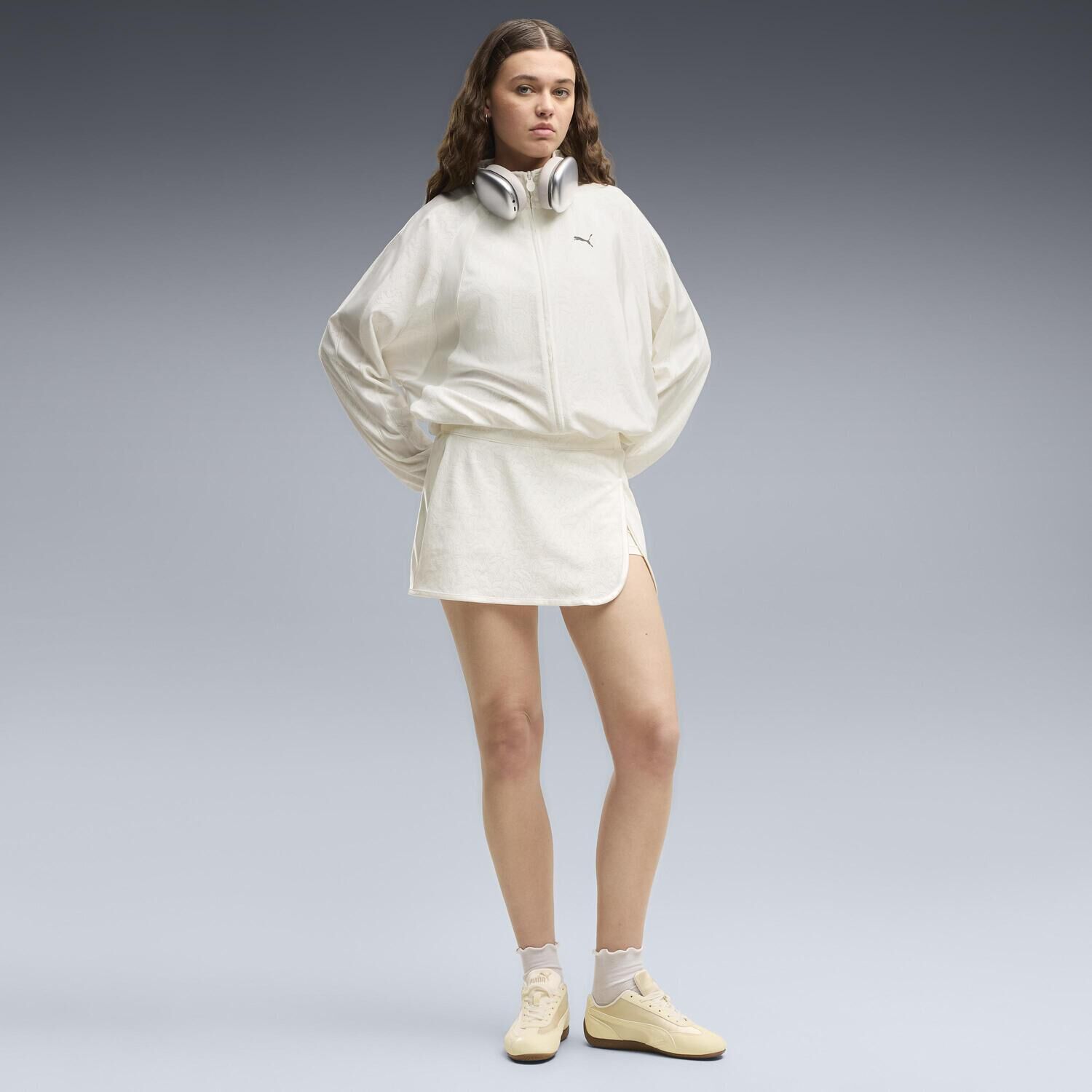 PUMA「【PUMA ｳｪｱ】W LACE PACK T7 RELAXED JKT」|ポロシャツ|