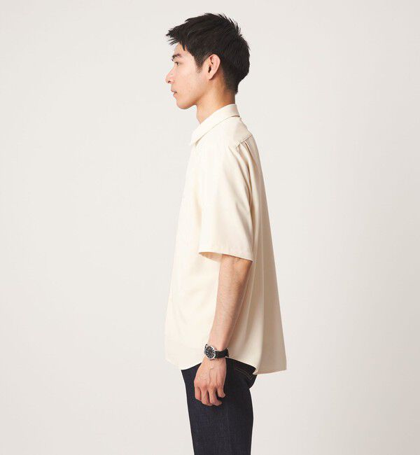 UNITED ARROWS green label relaxing「【WEB限定】JUST fit ソフト ドレープ 半袖 シャツ」|シャツ・ブラウス|