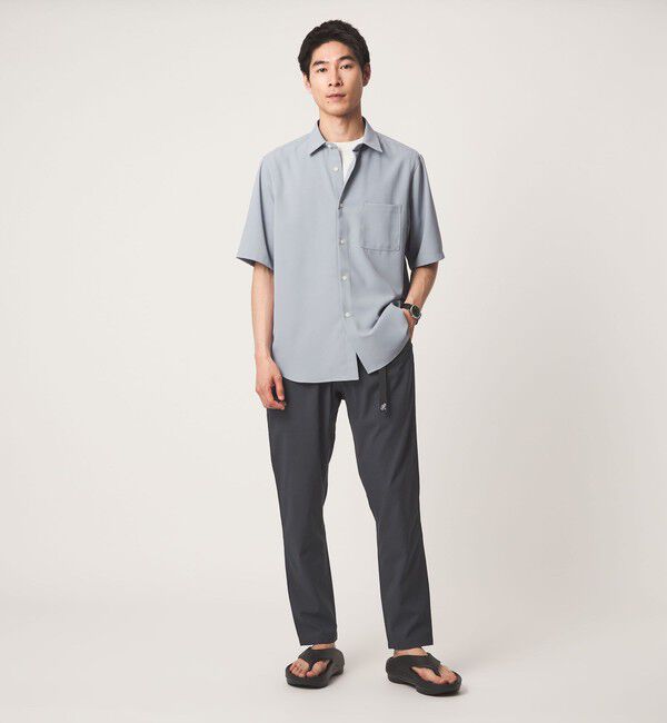 UNITED ARROWS green label relaxing「【WEB限定】JUST fit ソフト ドレープ 半袖 シャツ」|シャツ・ブラウス|