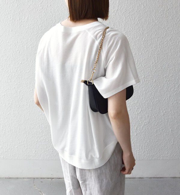 SHIPS any「SHIPS any:〈洗濯機可能〉シアー 裏毛 ロゴ TEE」|Tシャツ・カットソー|