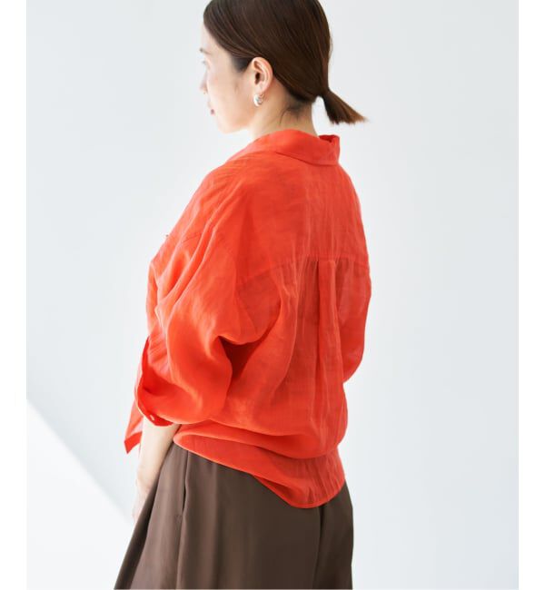 IENA「《セットアップ対応》ラミーレギュラーカラーシャツ」|シャツ・ブラウス|