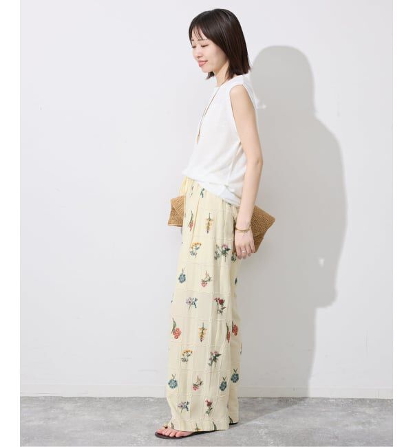 SLOBE IENA「《追加予約》embroideryメッシュパンツ」|その他|