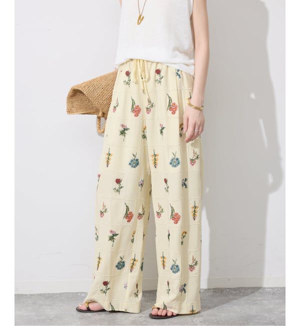 SLOBE IENA「《追加予約》embroideryメッシュパンツ」|その他|