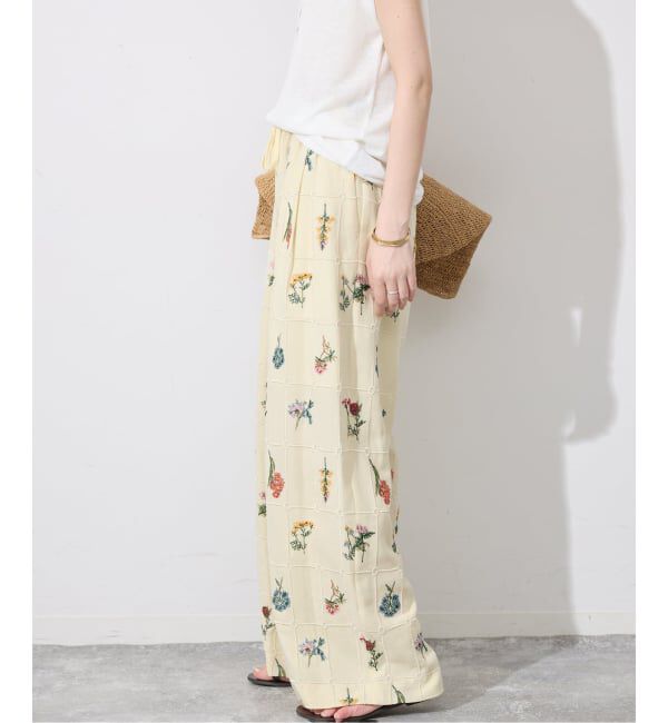 SLOBE IENA「《追加予約》embroideryメッシュパンツ」|その他|