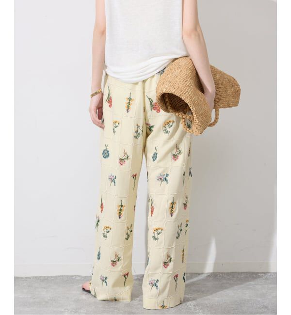 SLOBE IENA「《追加予約》embroideryメッシュパンツ」|その他|