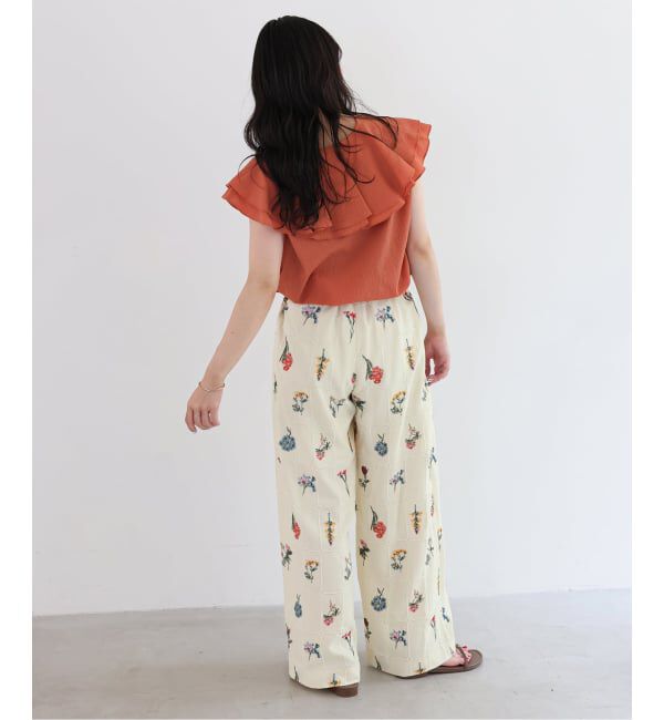 SLOBE IENA「《追加予約》embroideryメッシュパンツ」|その他|