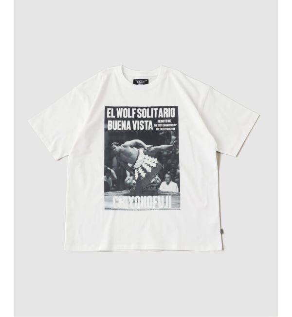 417 EDIFICE「【千代の富士&times;BUENA VISTA】El wolf solitario tee dos」|Tシャツ・カットソー|ホワイト