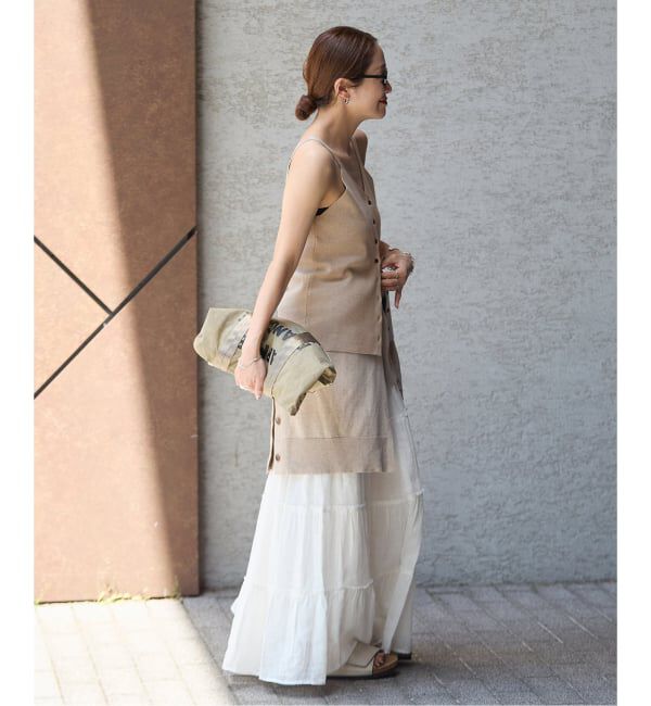 JOURNAL STANDARD「《追加予約》WASHABLE コットンシルクミックス2WAYキャミソール」|キャミソール|