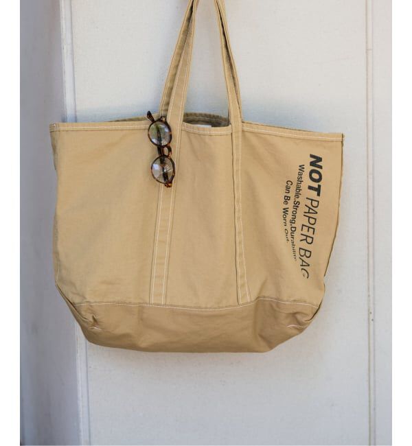 FRAMeWORK「SEUVAS/ソウバス 別注NOT PAPER BAG XL」|トートバッグ|