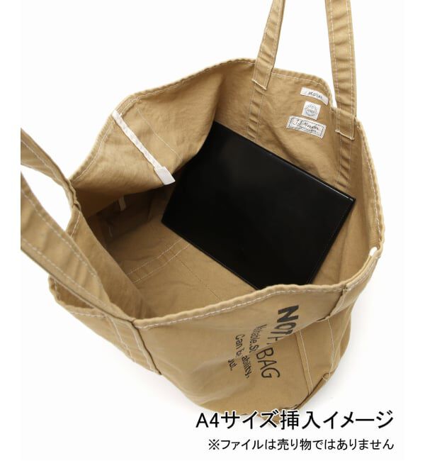 FRAMeWORK「SEUVAS/ソウバス 別注NOT PAPER BAG XL」|トートバッグ|