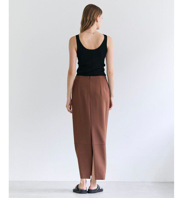 BEIGE,「【VERY NaVY掲載】RUBY / レーストリム リブタンクトップ」|ニット・セーター|