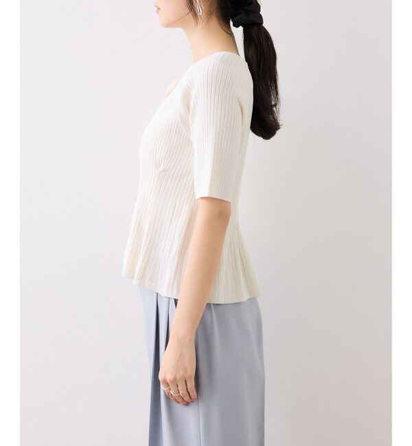 VIS「【再入荷】ウエストタックカーディガン/イージーケア」|カーディガン|