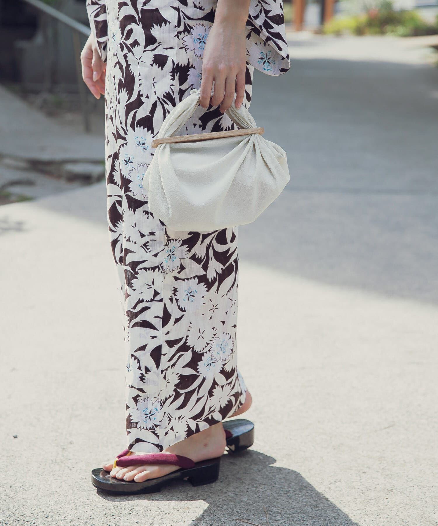 URBAN RESEARCH ROSSO「Furoshiki bag ちりめん」|その他|ライトベージュ