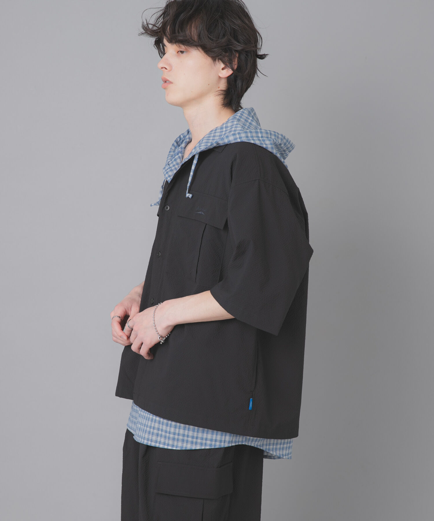 SENSE OF PLACE by URBAN RESEARCH「『別注』Converse&times;SENSE OF PLACE　JACK PURCELLショートスリーブシャツ」|シャツ・ブラウス|