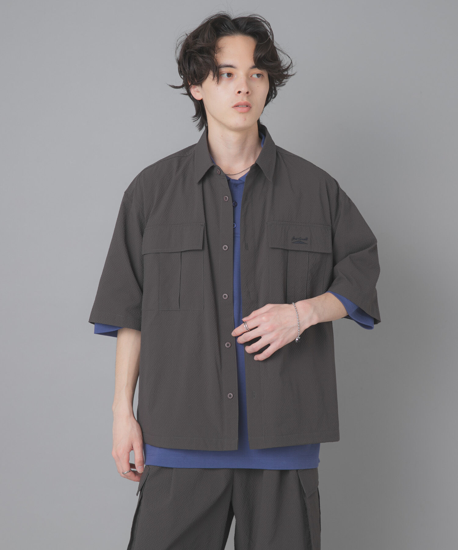SENSE OF PLACE by URBAN RESEARCH「『別注』Converse&times;SENSE OF PLACE　JACK PURCELLショートスリーブシャツ」|シャツ・ブラウス|