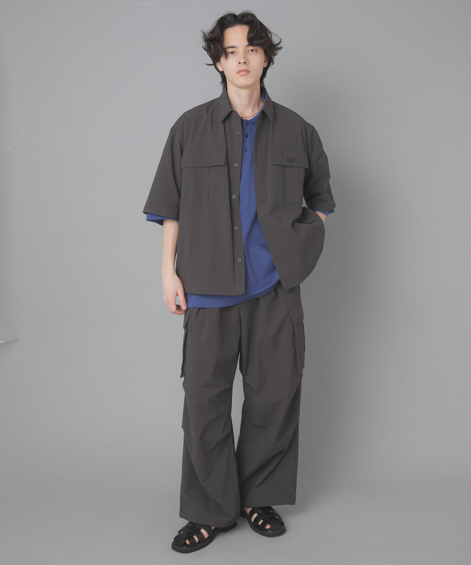 SENSE OF PLACE by URBAN RESEARCH「『別注』Converse&times;SENSE OF PLACE　JACK PURCELLショートスリーブシャツ」|シャツ・ブラウス|