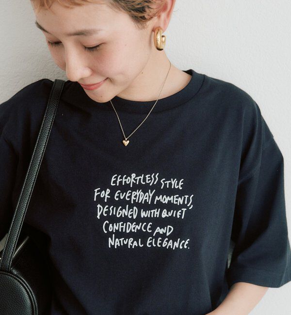  「【＠kokiminitaコラボ】ロゴプリント&times;ロゴ刺繍Tシャツ」|プルオーバー|