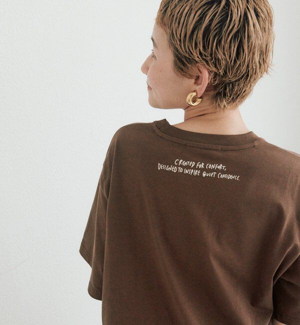 「【＠kokiminitaコラボ】ロゴプリント&times;ロゴ刺繍Tシャツ」|プルオーバー|
