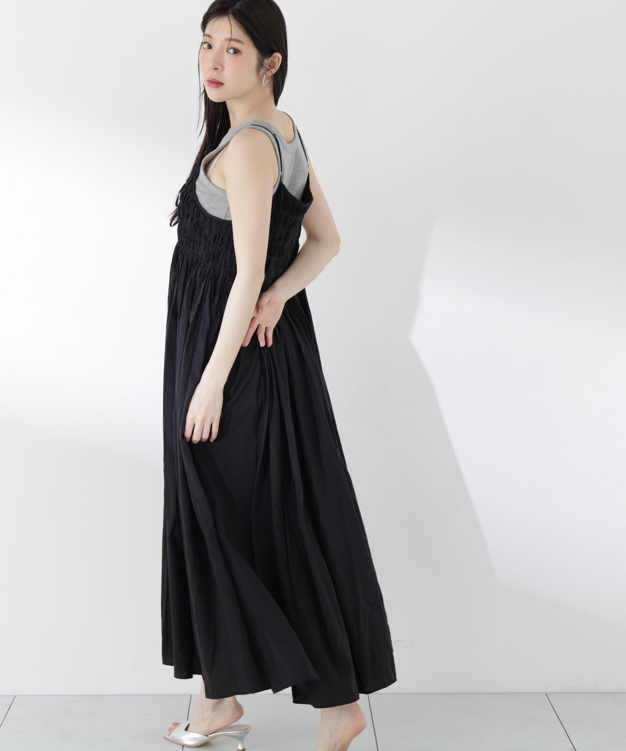 PROPORTION BODY DRESSING「〈a/mie〉タックキャミワンピース26SS」|ワンピース|