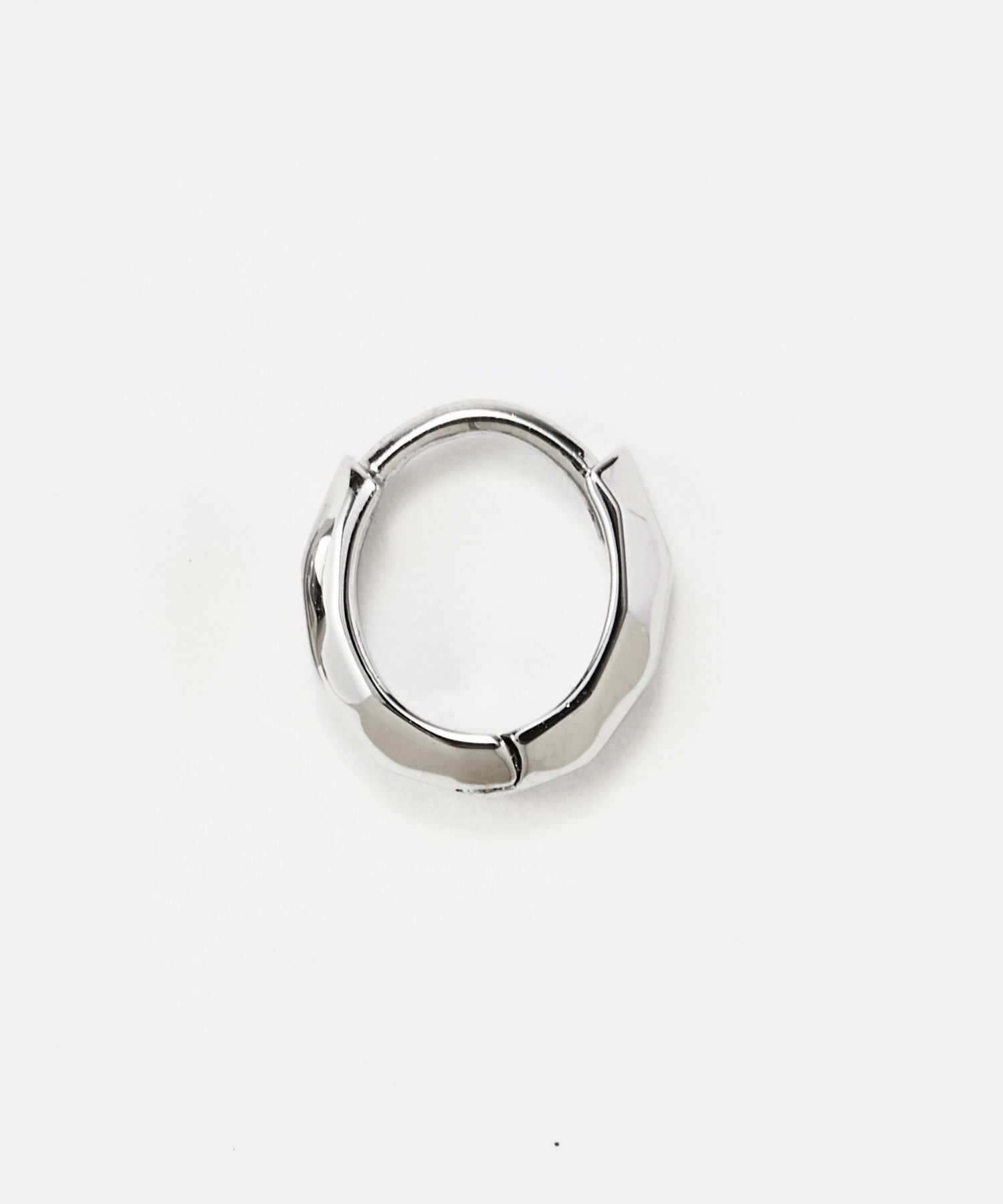 JUPITER「【SV・片耳】ミニマルフープピアス/ニッケルフリー/金属アレルギー対応　シルバー」|ピアス|