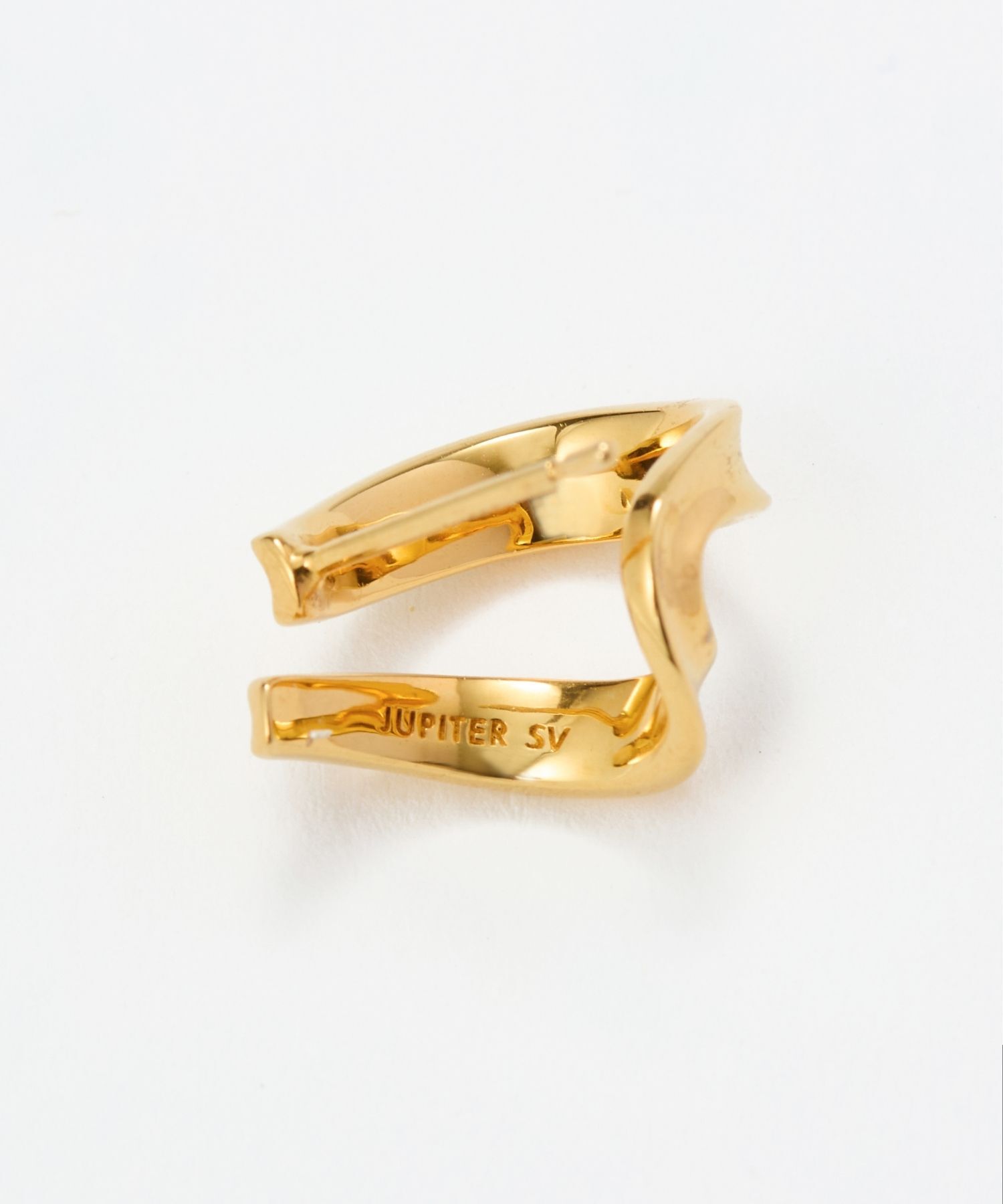 JUPITER「【SV】ダブルラインフープピアス/金属アレルギー対応」|ピアス|