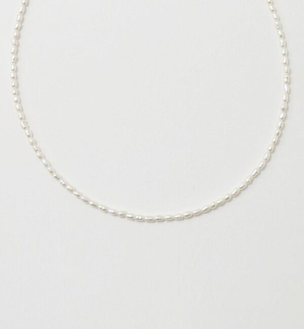 UNITED ARROWS「＜les bonbon＞BLANC 淡水パール ネックレス」|ネックレス|WHITE