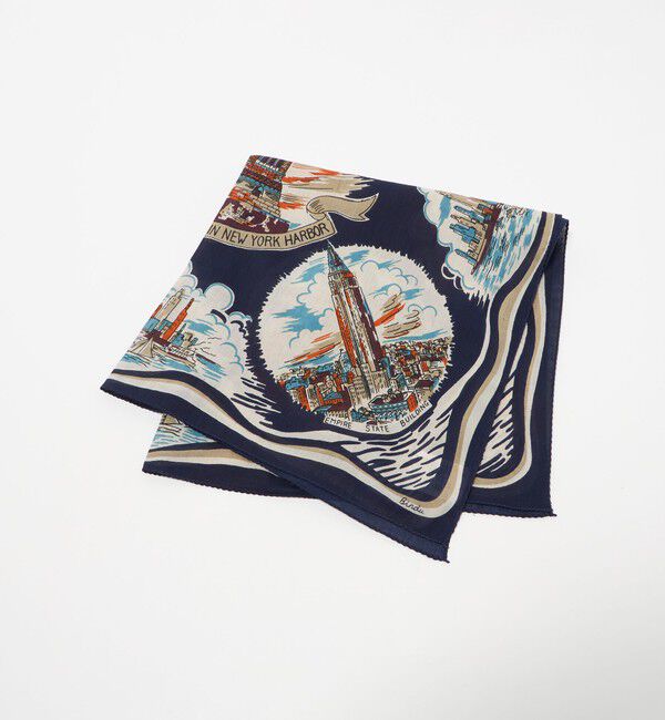 BEAUTY&YOUTH UNITED ARROWS「＜BINDU＞CITY コットン スカーフ」|バンダナ・スカーフ|NAVY