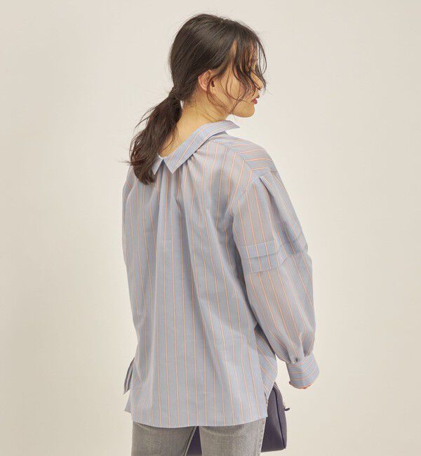 SHIPS for women「〈手洗い可能〉オーガニック コットン 2WAY ブラウス◇」|シャツ・ブラウス|