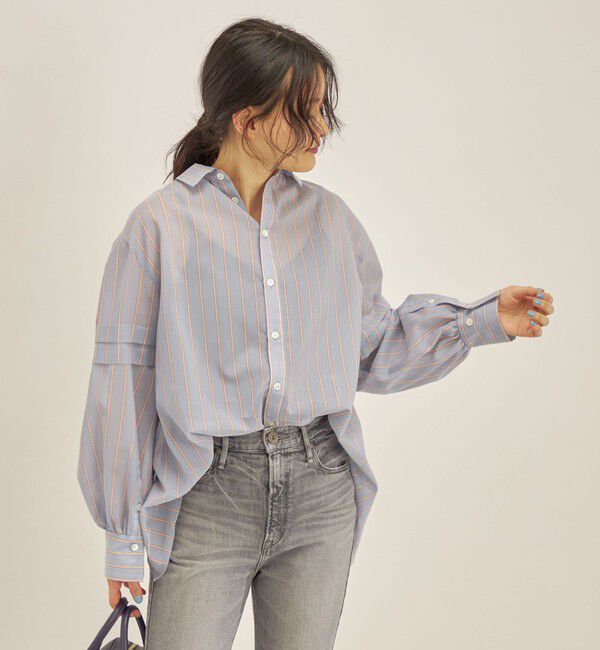 SHIPS for women「〈手洗い可能〉オーガニック コットン 2WAY ブラウス◇」|シャツ・ブラウス|